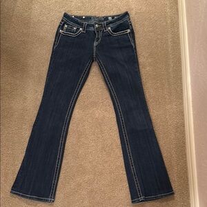 Women's Dark Blue Miss Me Jeans